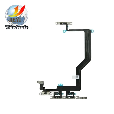 Accessoires de téléphone portable pour iPhone 12 PRO Max Power Flex Cable Boutons de volume Interrupteur muet Supports métalliques