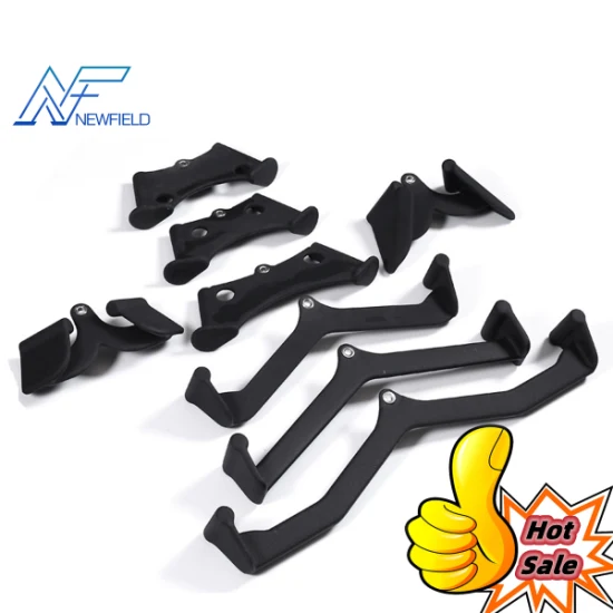 Newfield Lot de 8 ensembles complets Lat Pull Down Bar Poignée d'aviron PVC Mag Grips Fitness Accessoires Mag Grip Pulldown pour Fitness Cage d'alimentation multifonctionnelle