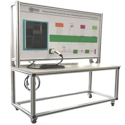 Équipement éducatif de laboratoire d'automobile de panneau d'enseignement de pile de charge à C.A. de voiture électrique éducative