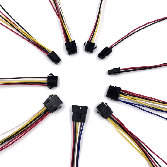 Diverses personnalisées Sh Zh pH Xh Vh Pin 1.0 1.5 2.0 1.25 2.54mm connecteur de pas de câble de faisceau électronique pour l'assemblage électrique